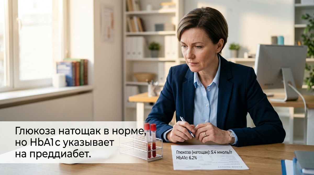 преддиабет, который анализ на глюкозу натощак просто не увидел.