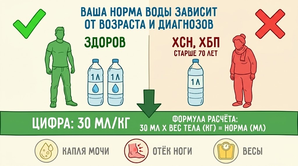 При почках, которые на возрастной норме, и сердце, которое уже подустало.