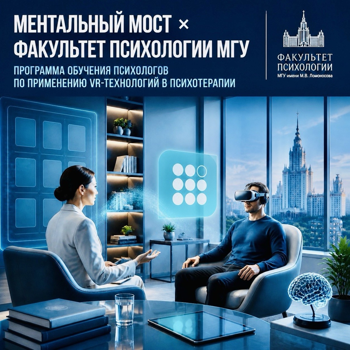 Обучение по VR-психотерапии, ДПДГ, КПТ в виртуальной реальности