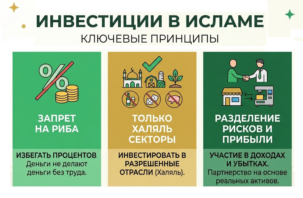 Принципы инвестиций в исламе