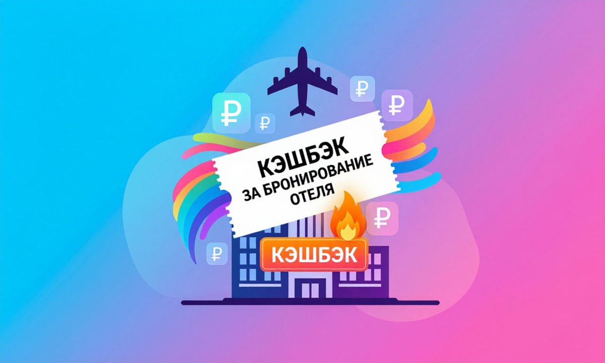 кэшбэк за бронирование отеля