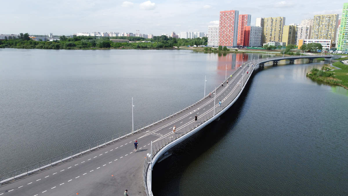 Участок трассы через мост. Павел Минаев
