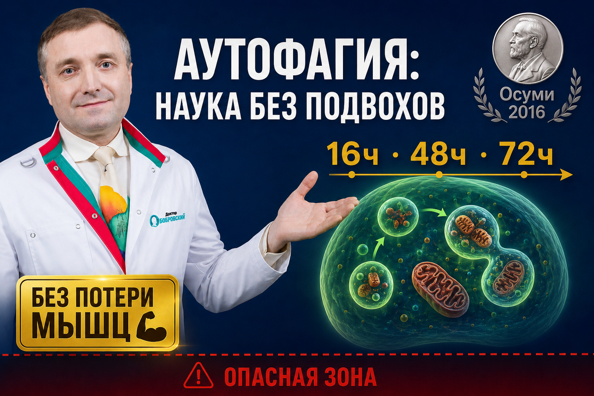 Аутофагия после 50: научный путь к омоложению (с подвохами, о которых молчат)