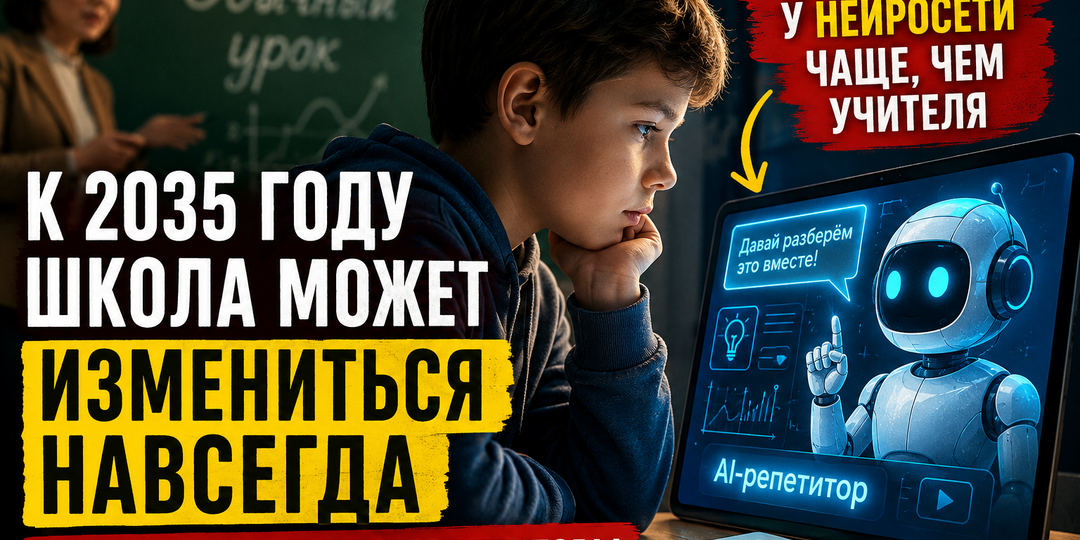 Ребёнок задаёт вопрос нейросети чаще, чем учителю: что происходит со школой