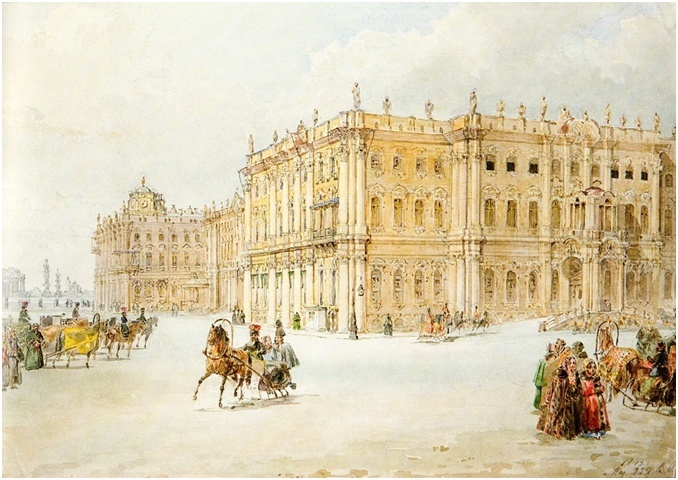 Садовников В.С. Императорский Зимний дворец, 1843 год.