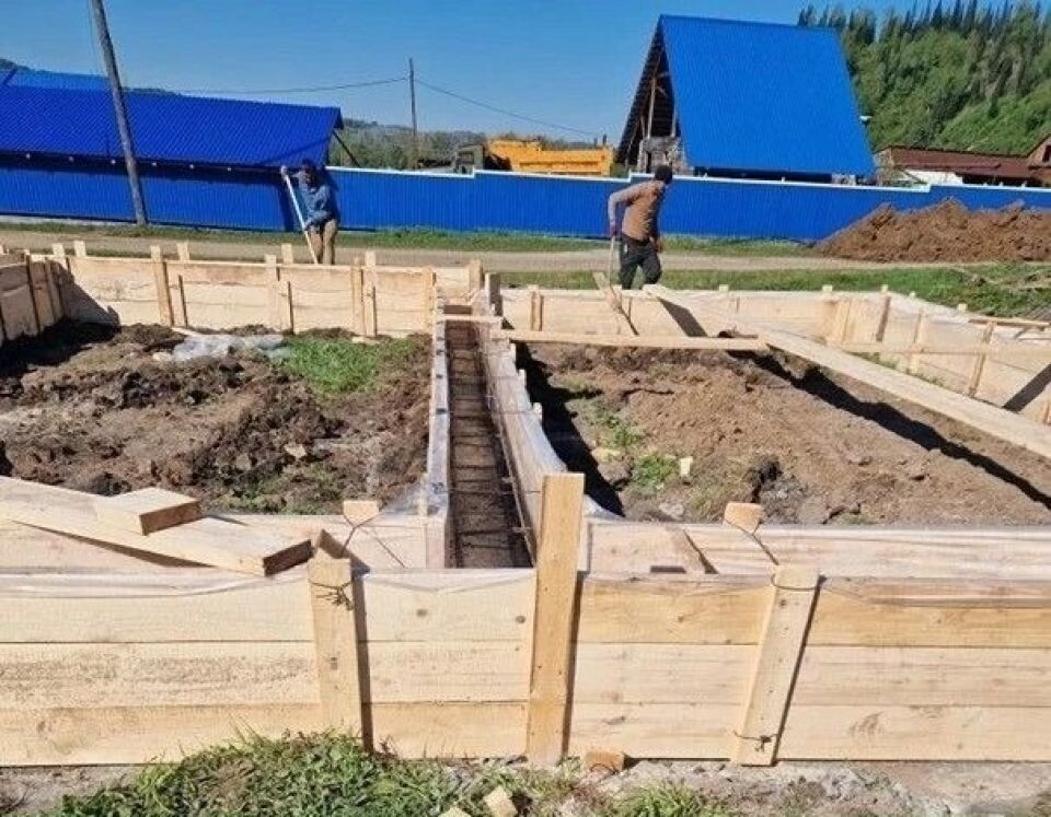    Строительство современного ФАПа в селе Киска. Источник: Минздрав Республики Алтай