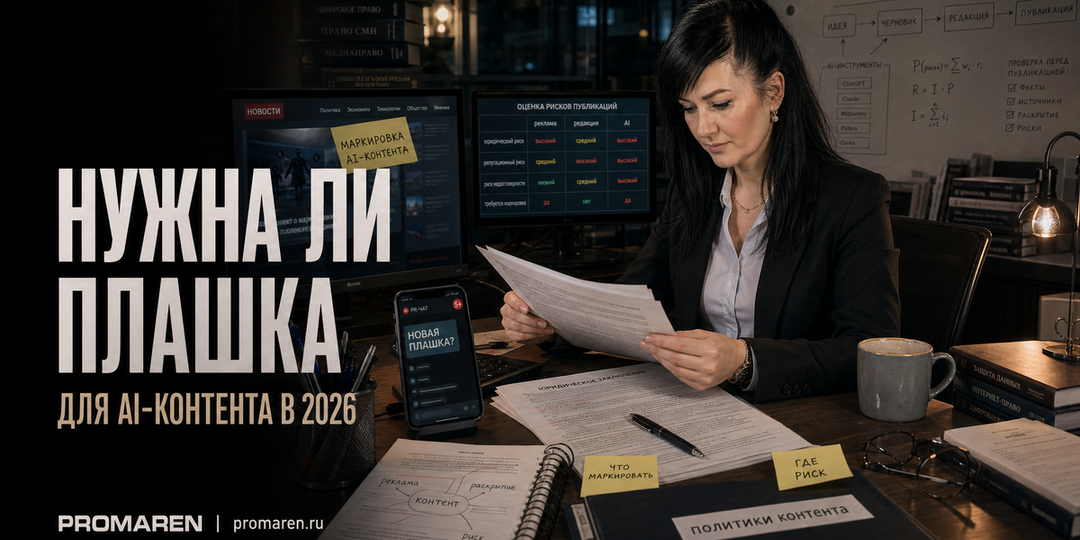 Маркировка AI-контента: нужна ли плашка в 2026