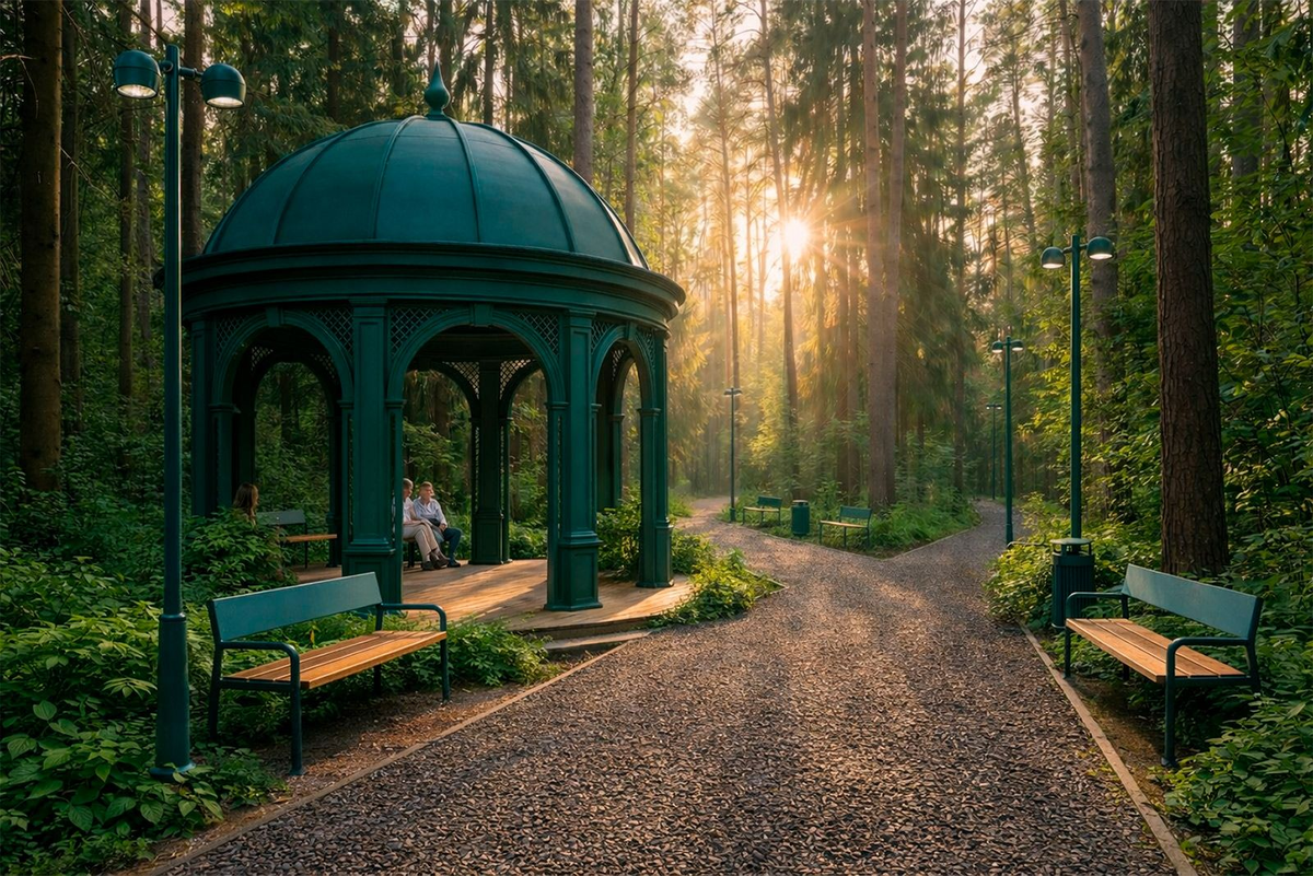 Проект благоустройства музея-заповедника «Кузьминки-Люблино».