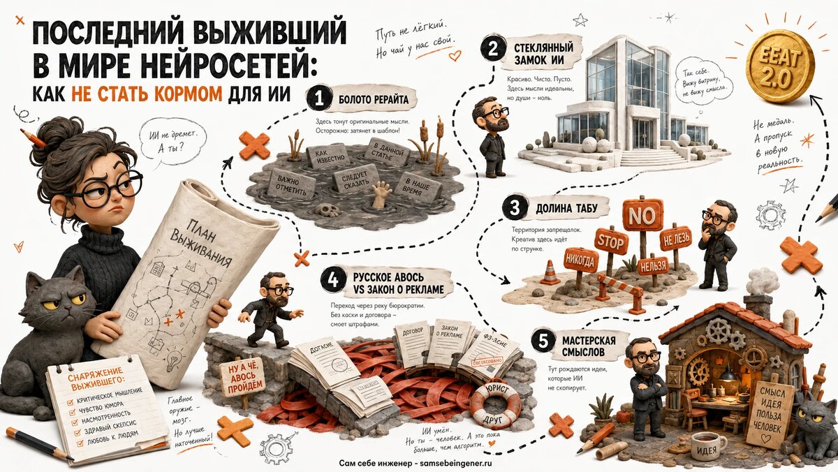    Никита Куликов. Сам себе инженер: архитектор смыслов, кризис пересказа, EEAT 2.0.