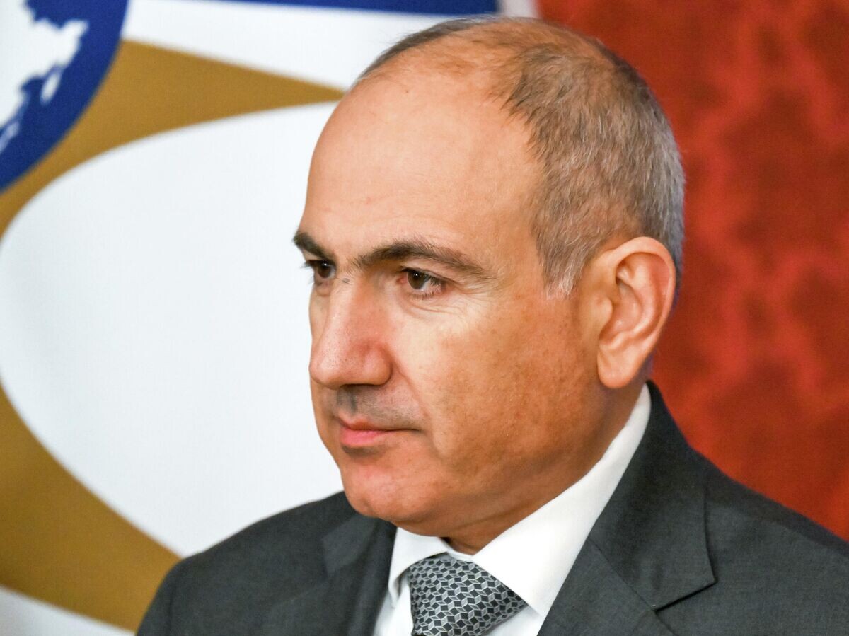    Премьер-министр Армении Никол Пашинян во время фотографирования перед началом заседания Евразийского межправительственного совета в расширенном составе в Москве | © РИА Новости / Максим Блинов