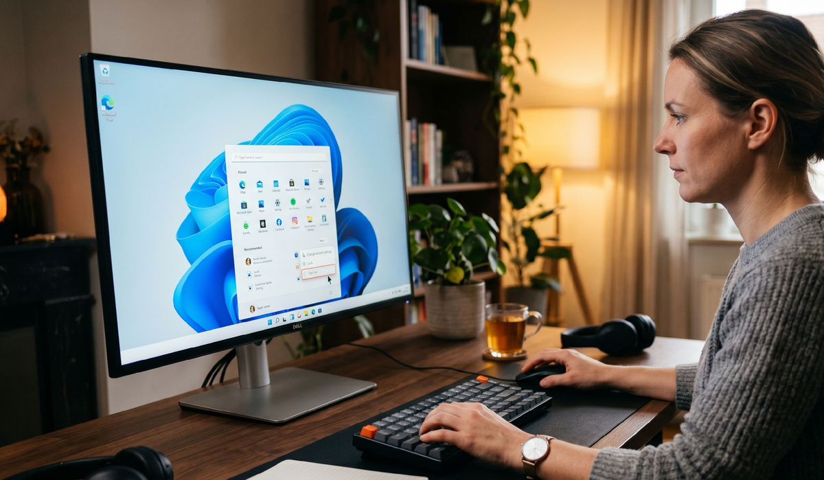 Выход из учетной записи Microsoft на ПК