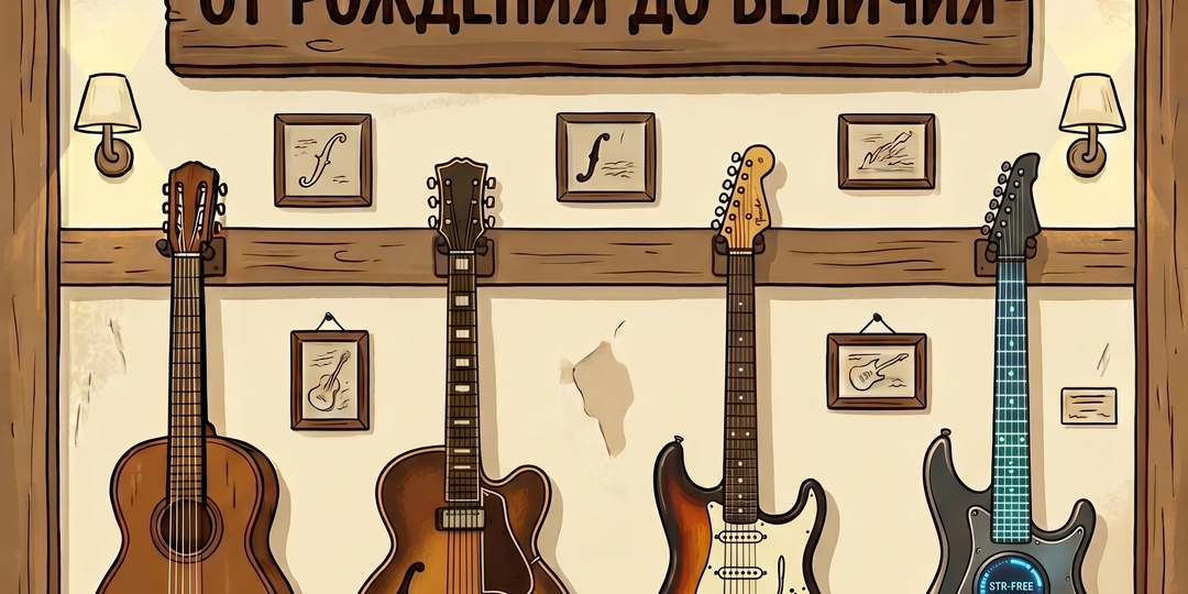 История гитары: от рождения до величия