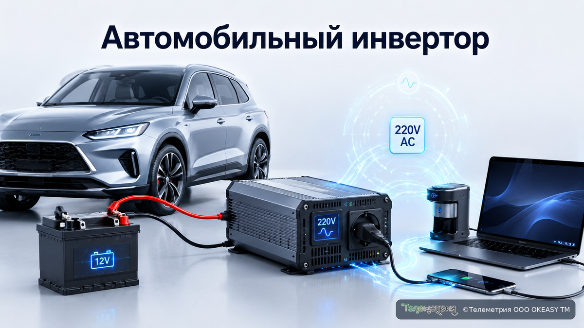 Автомобильный инвертор в интернет-магазине Телеметрия