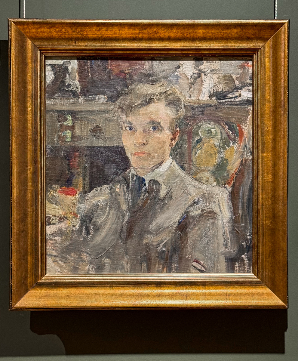 Н. Фешин "Автопортрет" (начало 1910-х). Выставка «Шедевры ГМИИ РТ. Николай Фешин». Фото автора