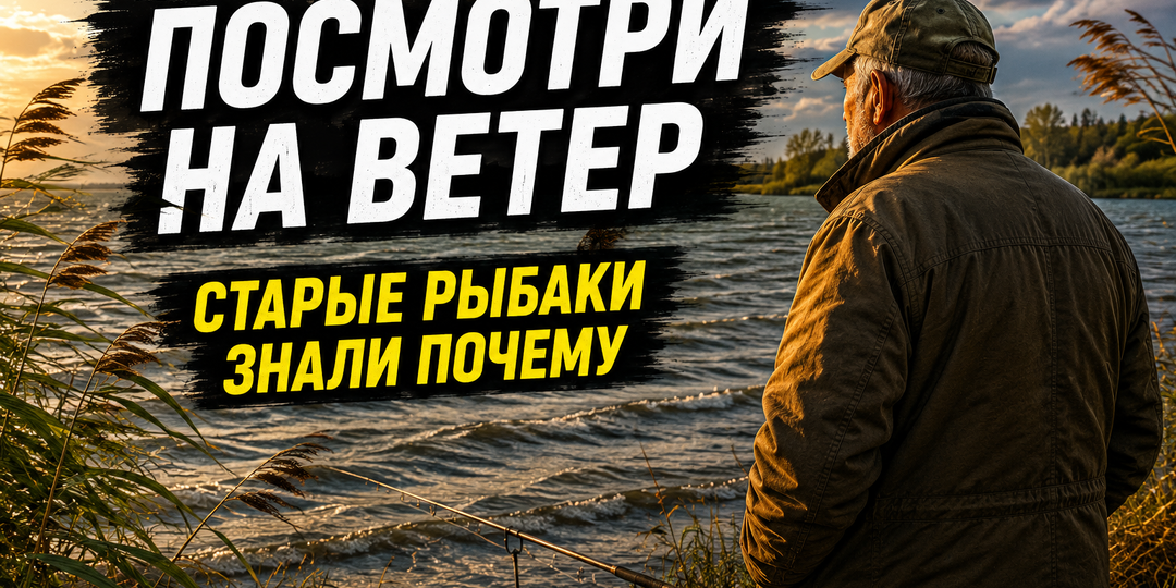 Старый рыбак показал, как определить клёв по ветру: раньше это знал каждый