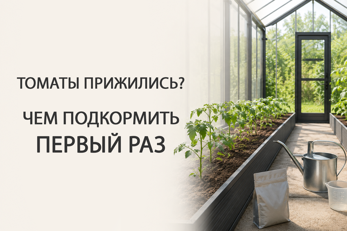 Первая подкормка томатов после высадки