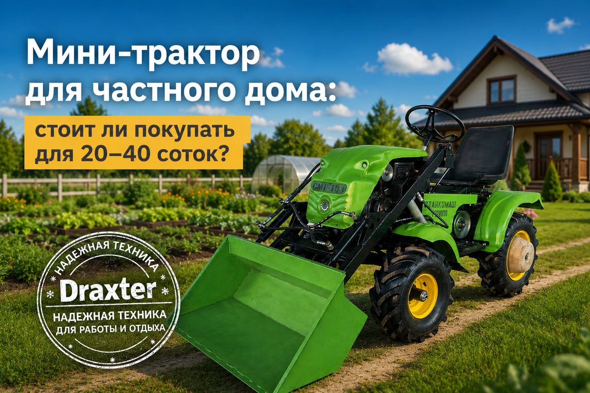 Мини-трактор Draxter, Станкопромгрупп