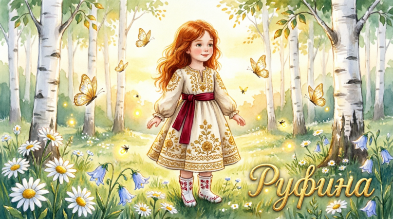 Редкие женские имена. Руфина.