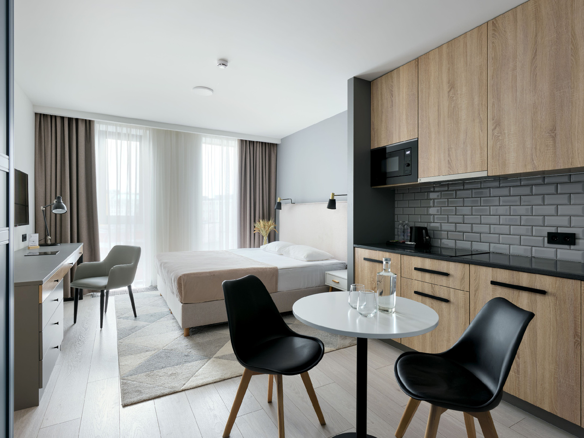 Номер СТУДИЯ в апарт-отеле YARD Residence