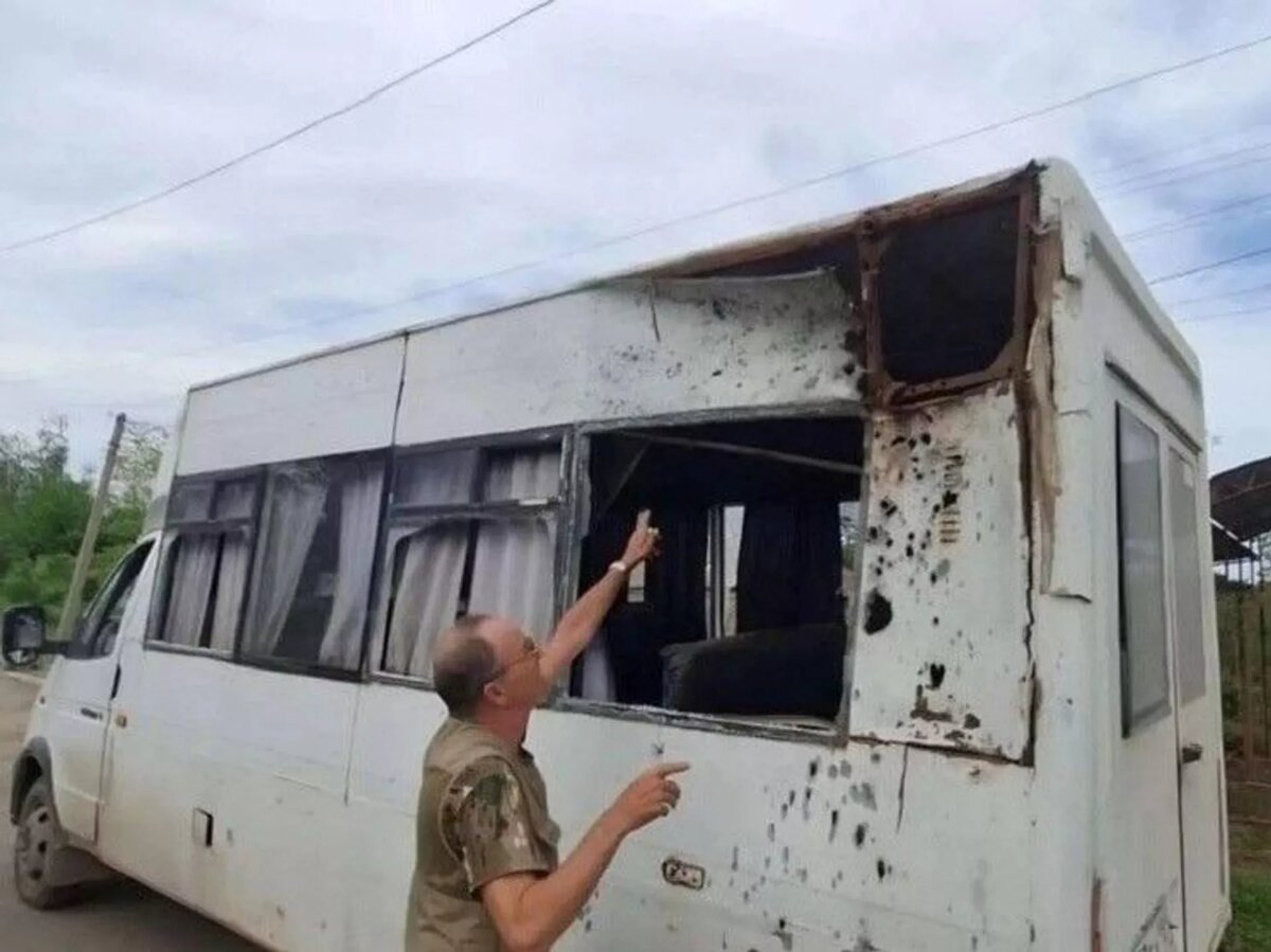 Фотодоказательства преступлений ВСУ против гражданского населения с 18 по 24 мая 2026 года © Photo : Телеграм-канал посла по особым поручениям МИД РФ Родиона Мирошника