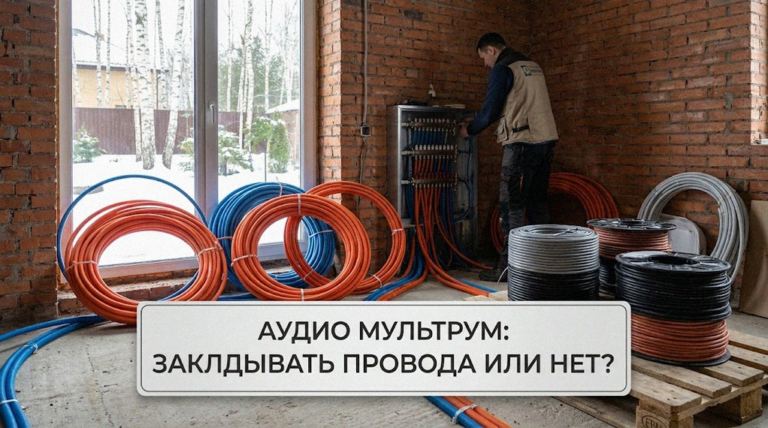    Стоит ли закладывать провода для мультирума на этапе черновых работ?