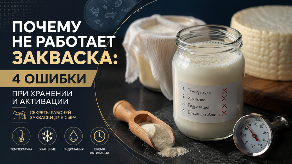 Закваска для сыра в домашних условиях