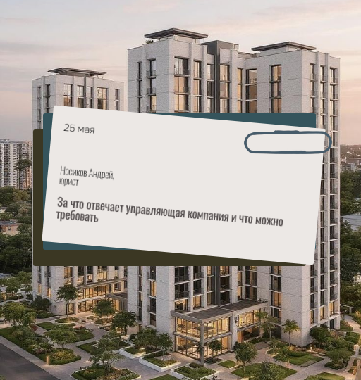 За что отвечает управляющая компания и что можно требовать