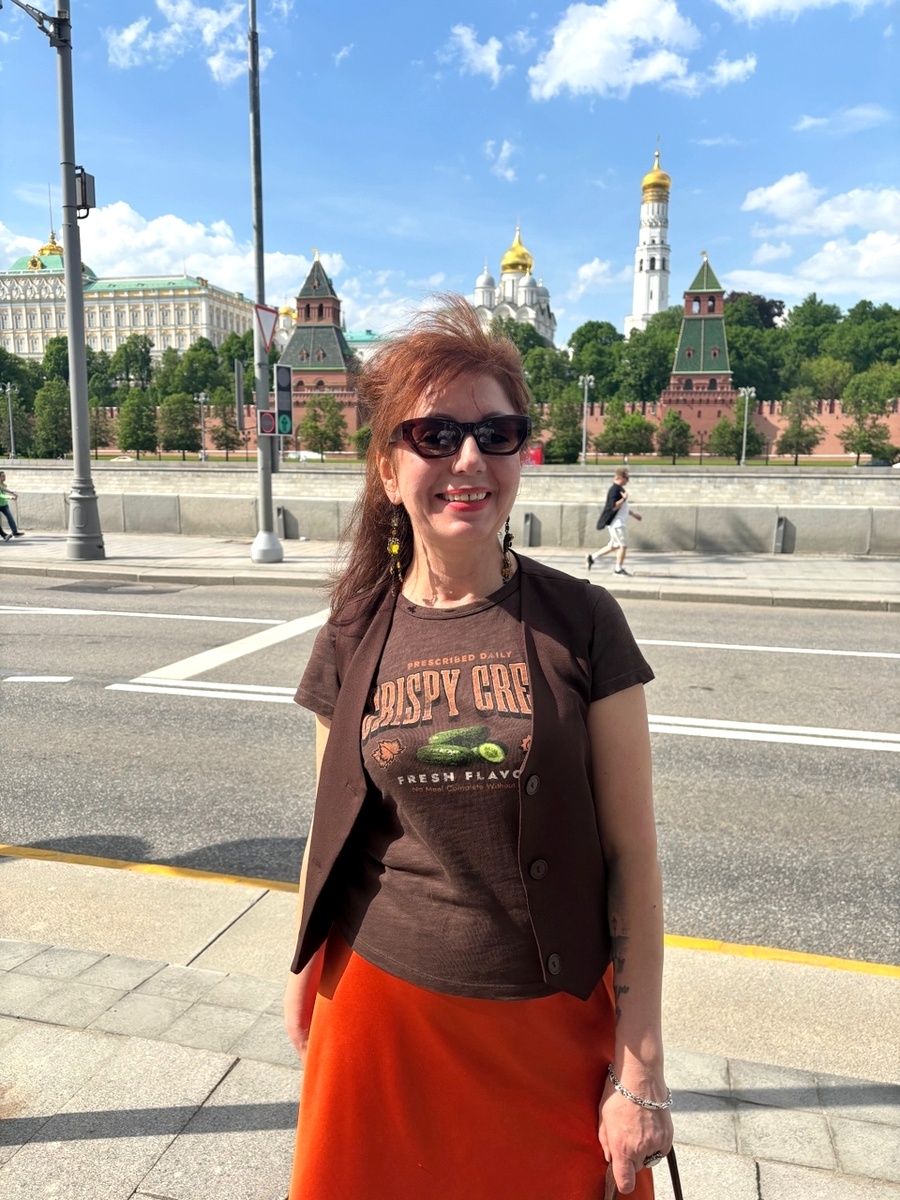 Автор на фоне Москвы. 