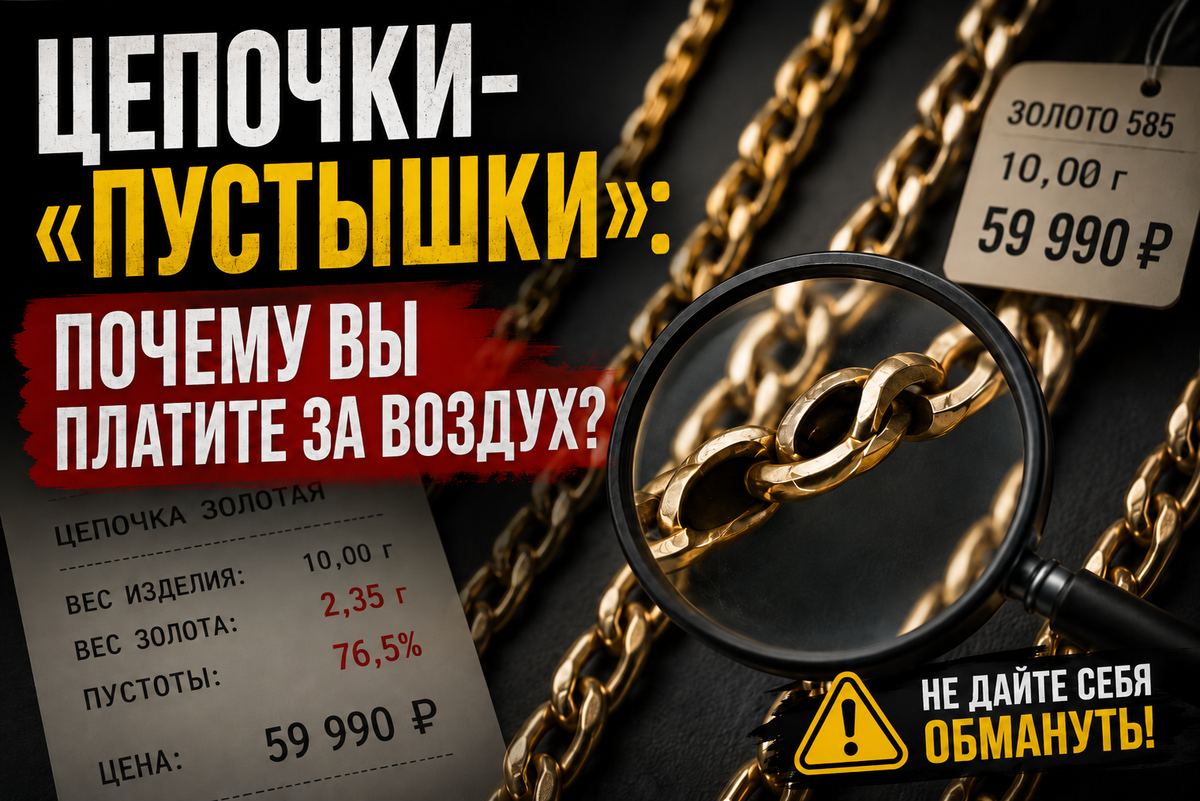 ЦЕПОЧКИ-«ПУСТЫШКИ»: ПОЧЕМУ ВЫ ПЛАТИТЕ ЗА ВОЗДУХ?