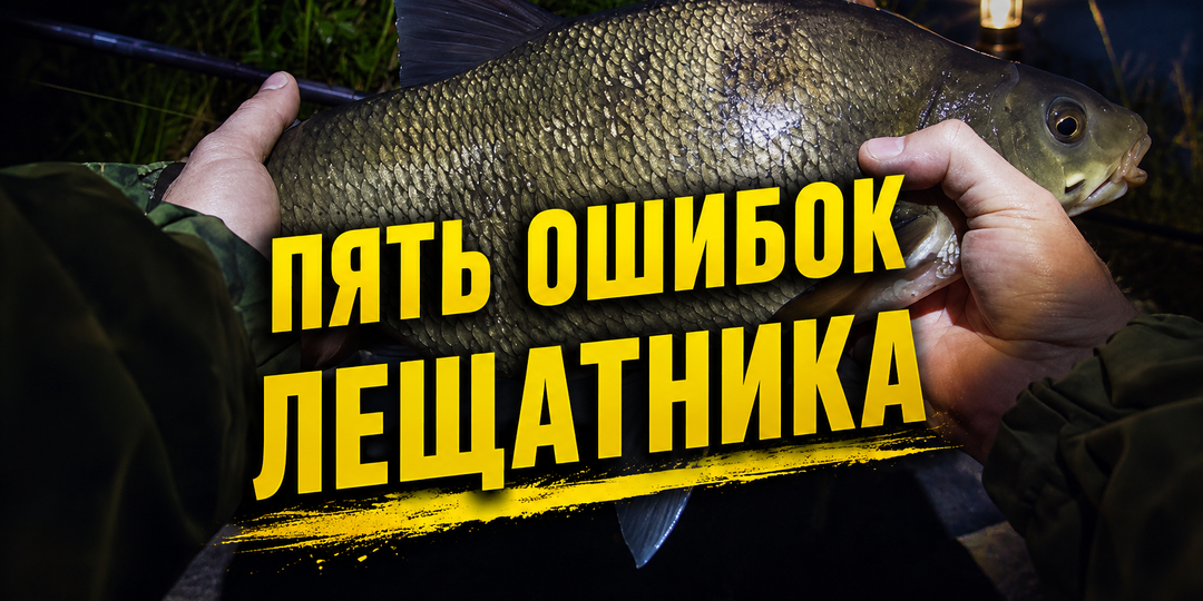 Ловля леща на фидер: пять ошибок на летней реке