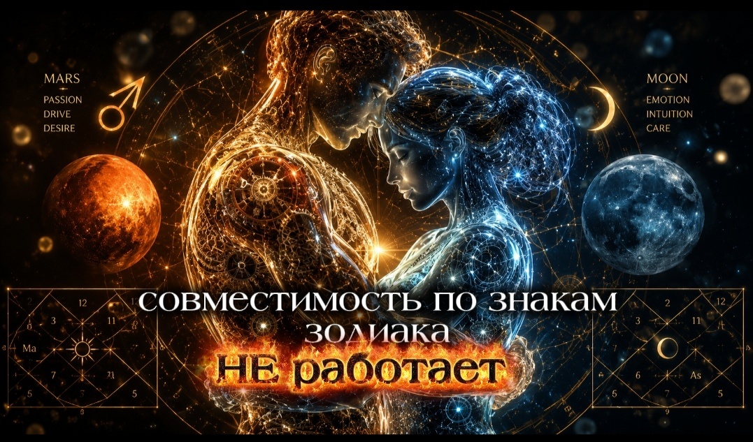 Совместимость знаков зодиака: почему популярные гороскопы врут и как проверить партнера на самом деле
