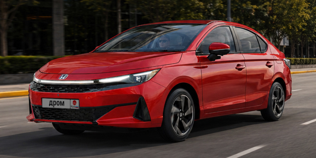 Honda обновила седан City: дизайн под Accord, мультимедиа 10,1”, вентиляция сидений... и всё это примерно от 900 000 ₽ 😎