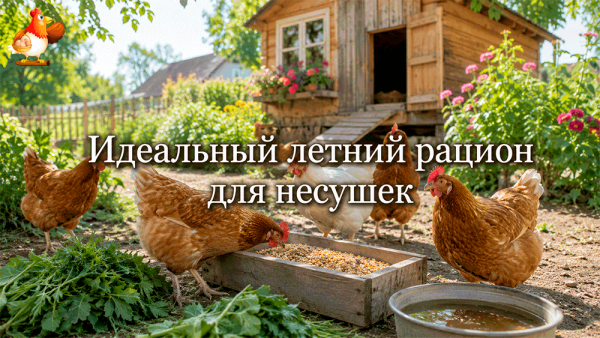 Идеальный летний рацион для несушек – чем кормить кур в жару, чтобы яйца были, а не только надежда 🌞😎🥵