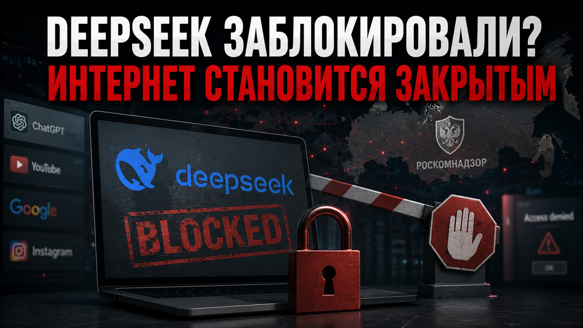 Россия без DeepSeek: нам уже начинают отключать искусственный интеллект?