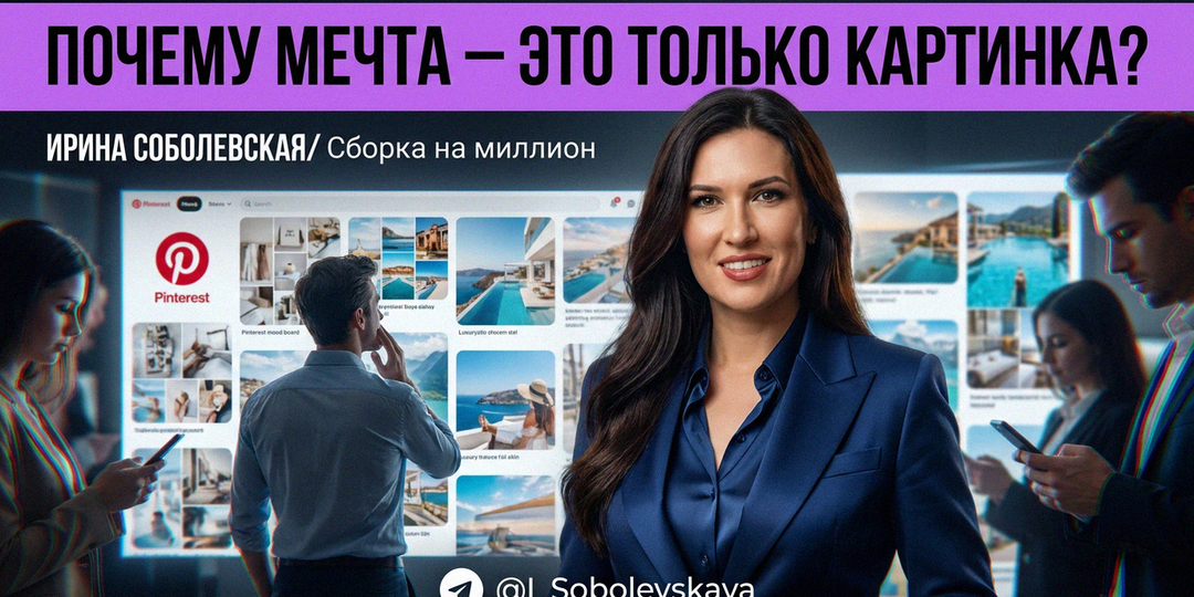 Почему ваша мечта — это только картинка в Pinterest