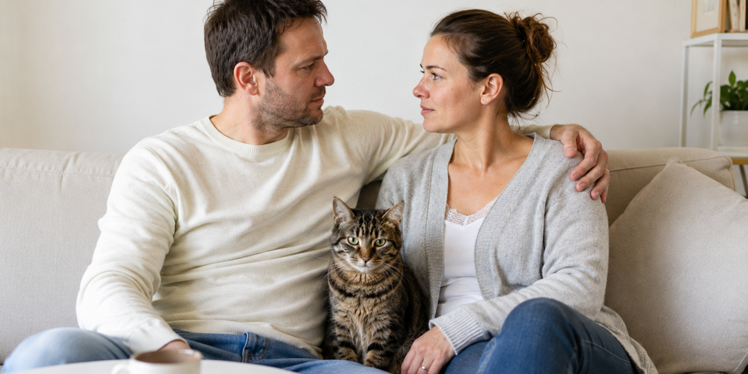 Кошка ревнует хозяйку к мужу: 6 признаков, которые легко не заметить