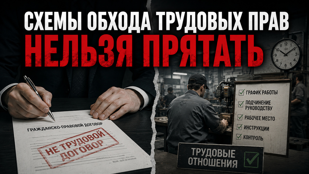 Новая схема бизнеса: сотрудник есть, трудовых прав — нет