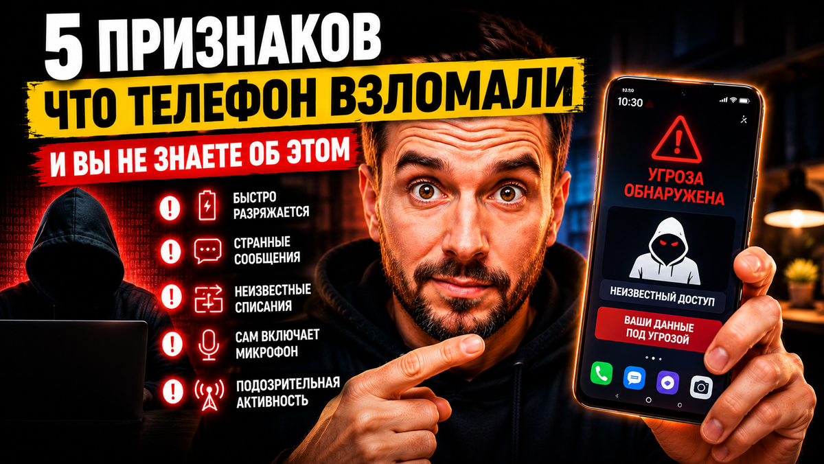 5 признаков возможного взлома смартфона — как выявить несанкционированный доступ и своевременно защитить свои данные и устройство.