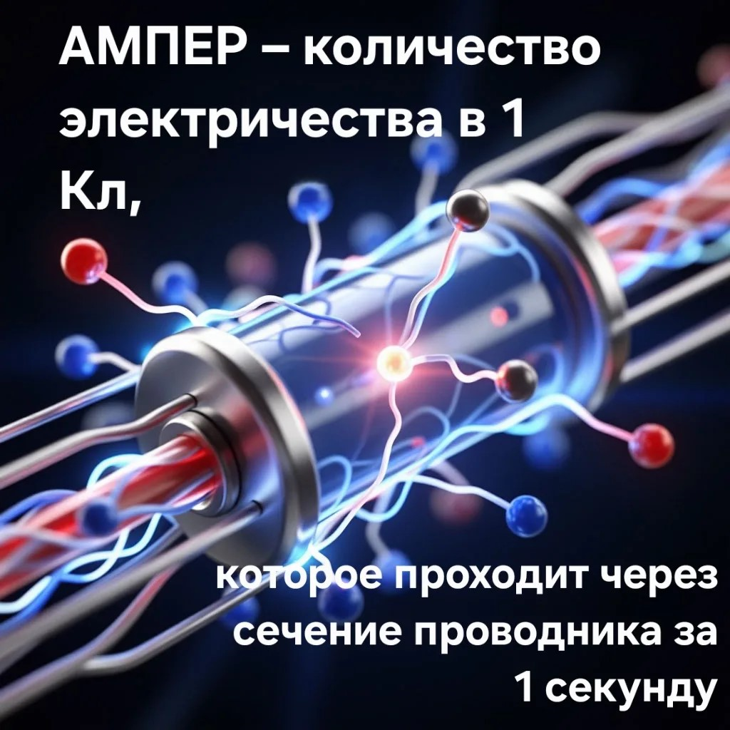Определение ампера, как единицы силы электрического тока
