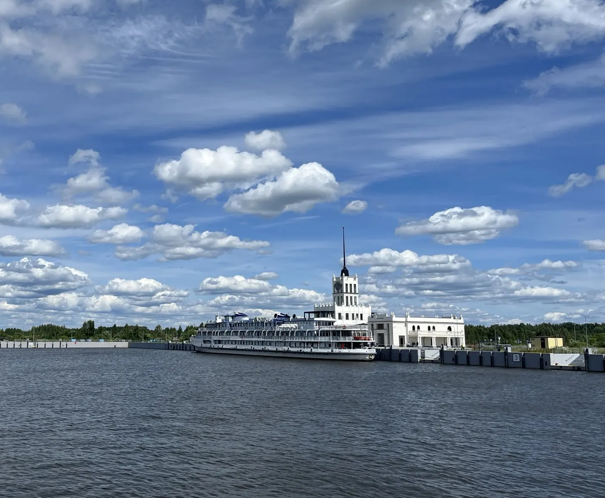 Новый речной порт на курорте Завидово