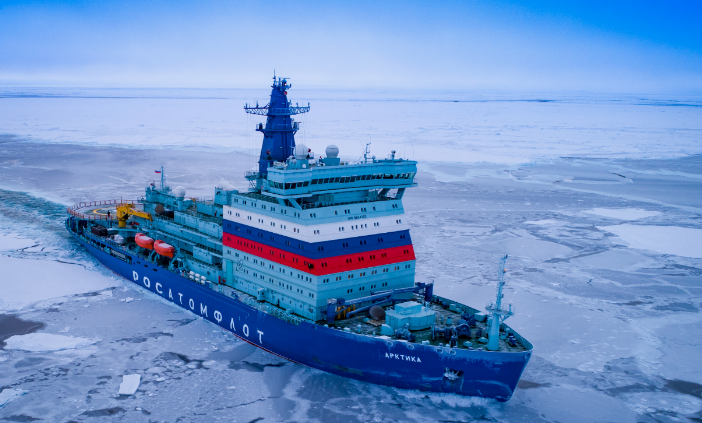 Красавец атомоход "Арктика"