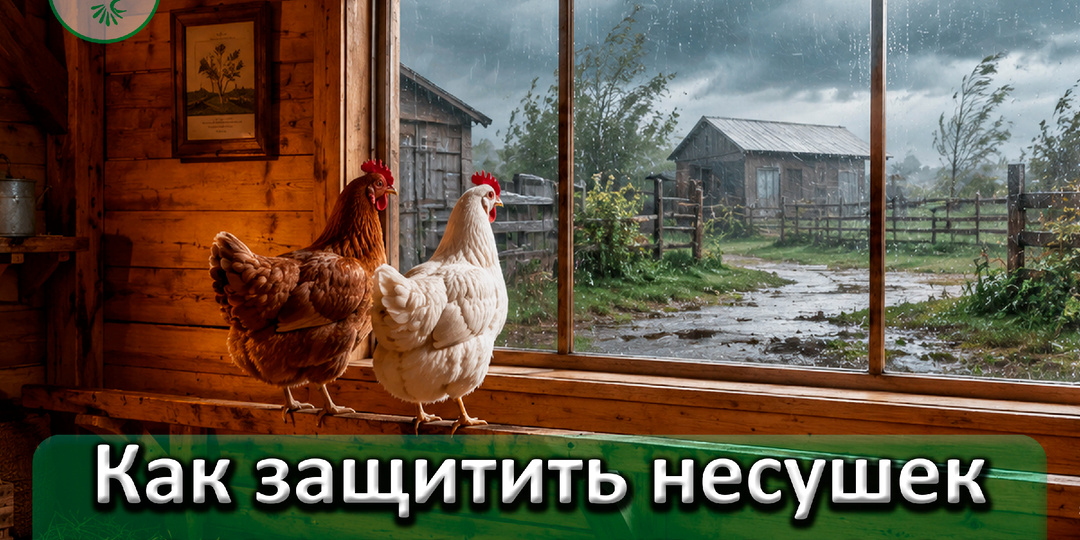 🌧 Сырость и похолодание: чем могут заболеть куры