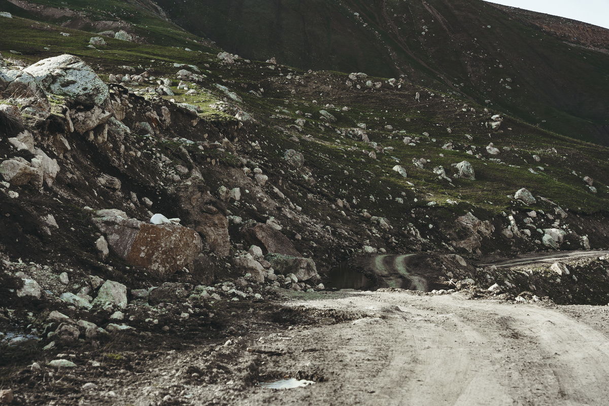 Это дорога до Куруша. Небольшой участочек