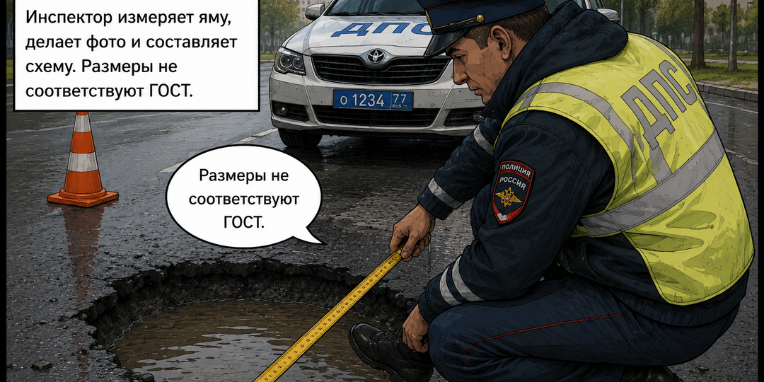 Автомобиль попал в яму на дороге. Кто заплатит за ремонт?
