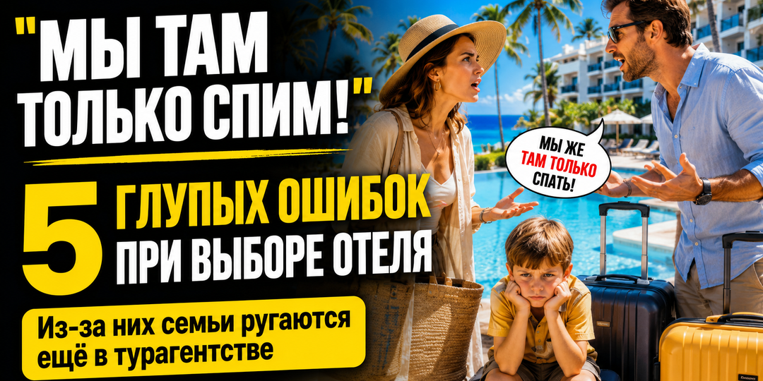 5 вечных конфликтов при выборе тура, в которых мы выступаем как семейные психологи