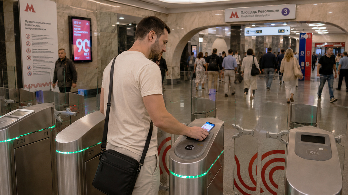 В метро Москвы запускают NFC-оплату смартфоном для карты «Тройка»
