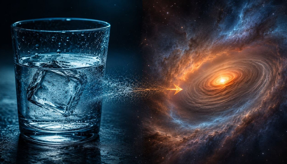 Лёд тает, и хаос растёт, но звёзды рождаются из газа, и этот локальный порядок не противоречит физике — просто он всегда оплачивается ещё большим беспорядком вокруг.