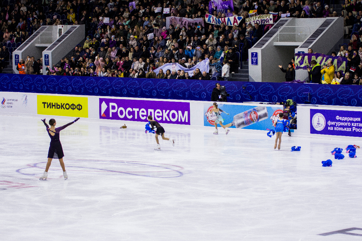    Камила Валиева на казанском этапе в 2022 году / фото: Эмма Майсурян, «БИЗНЕС Online»