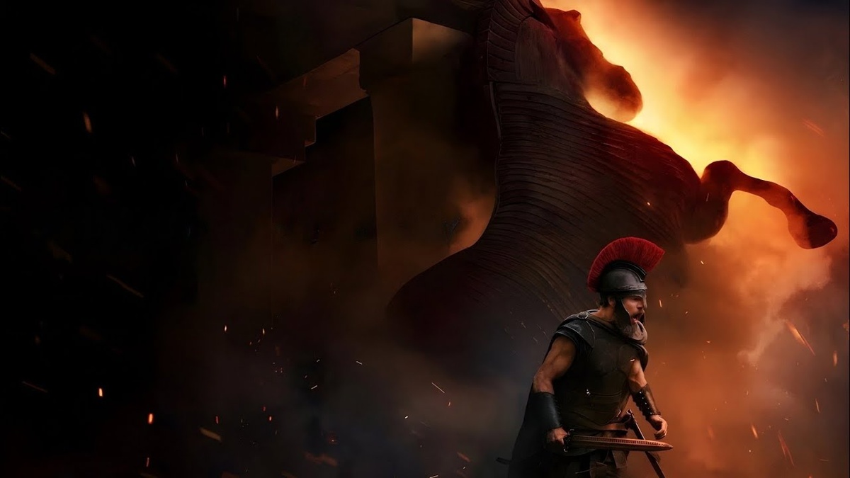 Кадр из трейлера фильма «Одиссея» (The Odyssey), реж. Кристофер Нолан, 2026 / Universal Pictures.