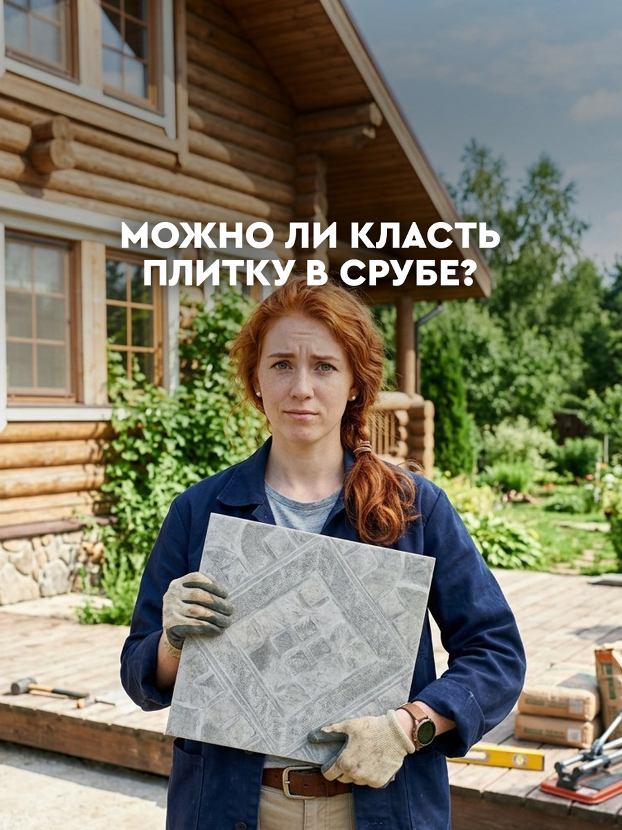 Можно ли укладывать плитку в деревянном доме? Можно, но не напрямую! 🏠🪵🧱